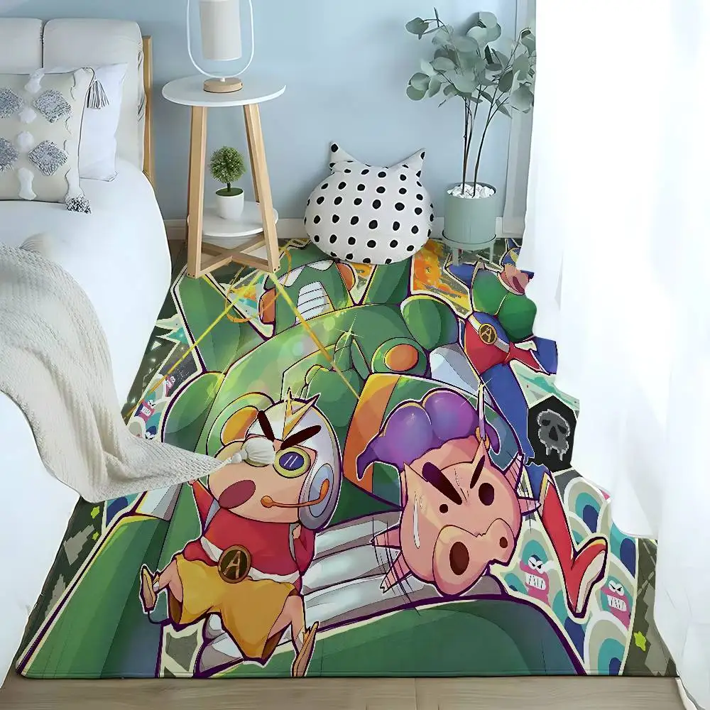TV C-Crayon Shin-chan Floor Mats Home Laundry Rug Carpet For Living Room Decor Lounge Area Anti-slip Foot Mat Entrance Doormat