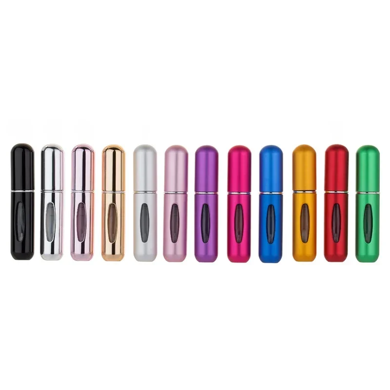 5ml Portable Refillable Perfume Bottle With Spray Scent Pump Empty Cosmetic Container Mini Atomizer Bottle Travel