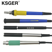 KSGER Aluminum Alloy 9501 907 Soldering Iron Handle For V2.1S V2.1S V3.1S Stm32 Oled T12 Temperature Digital Electric Controller