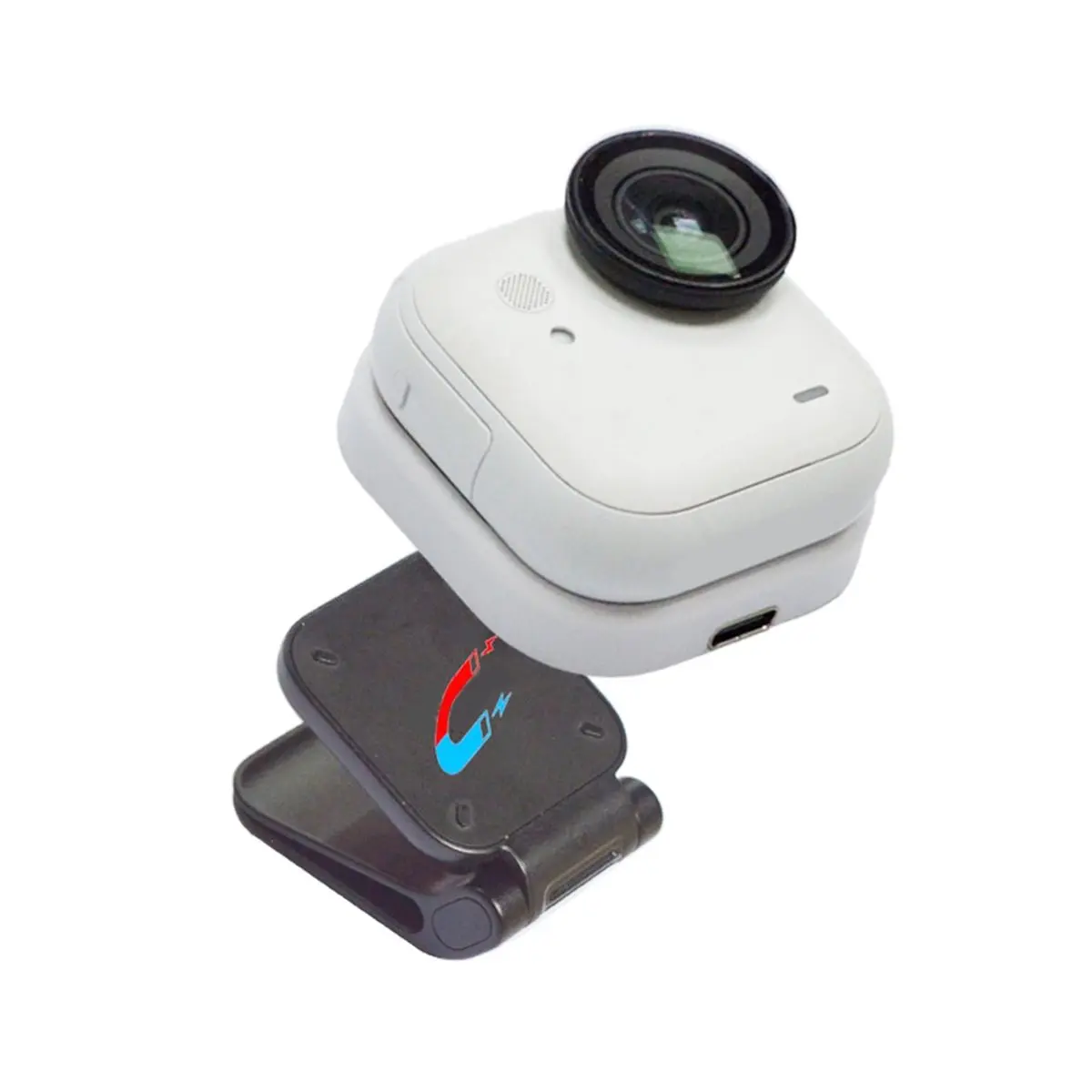 A49T Magnetic Charging Stand for Go Ultra Camera Integrated Hanging Rope Hole Camera Charging Bracket A