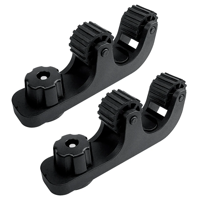 Supporto per Paddle per Kayak da 2 pezzi, accessori per montaggio su binario per Kayak supporto per Paddle per Kayak con bulloni con filettature più lunghe