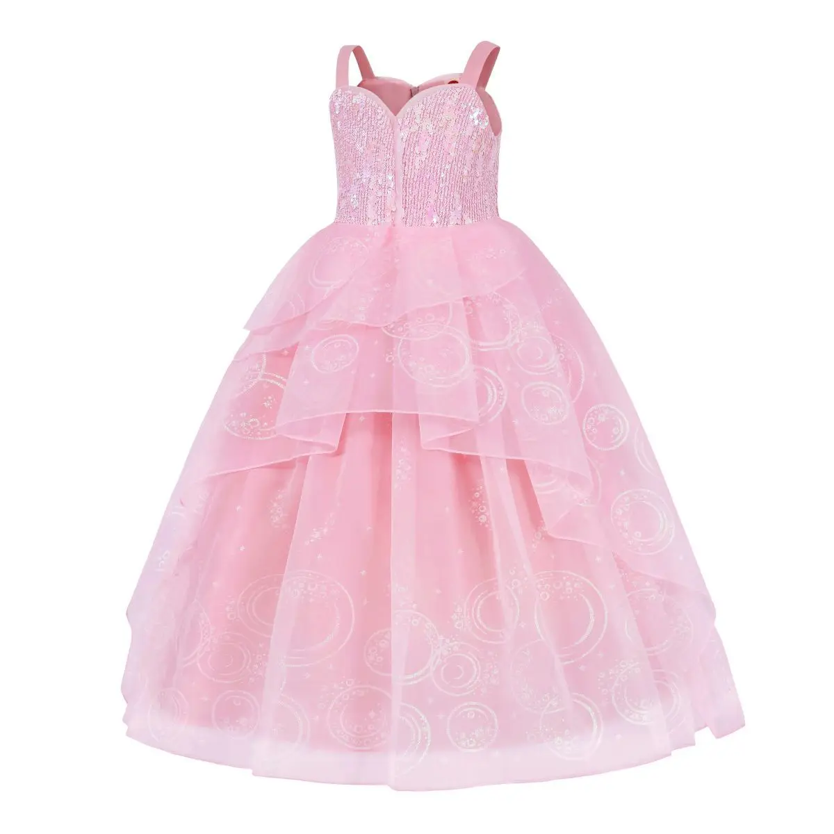 Glinda Niedliches Rosa Kleid für Mädchen 2-12 Jahre Cosplay-Kostüm Mädchen Halloween-Kostüm Kinder Gute Hexe Prinzessinnen-Kleider – Detail 4