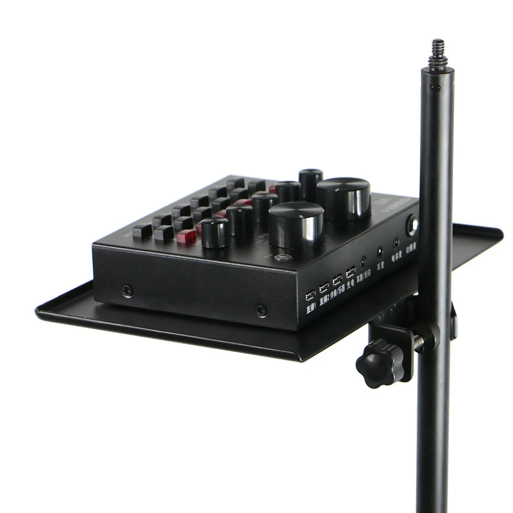 

Microphone Tray Stand Clip for Holder Stands with Boom Arm Music Shelf Laptop Mount Clips