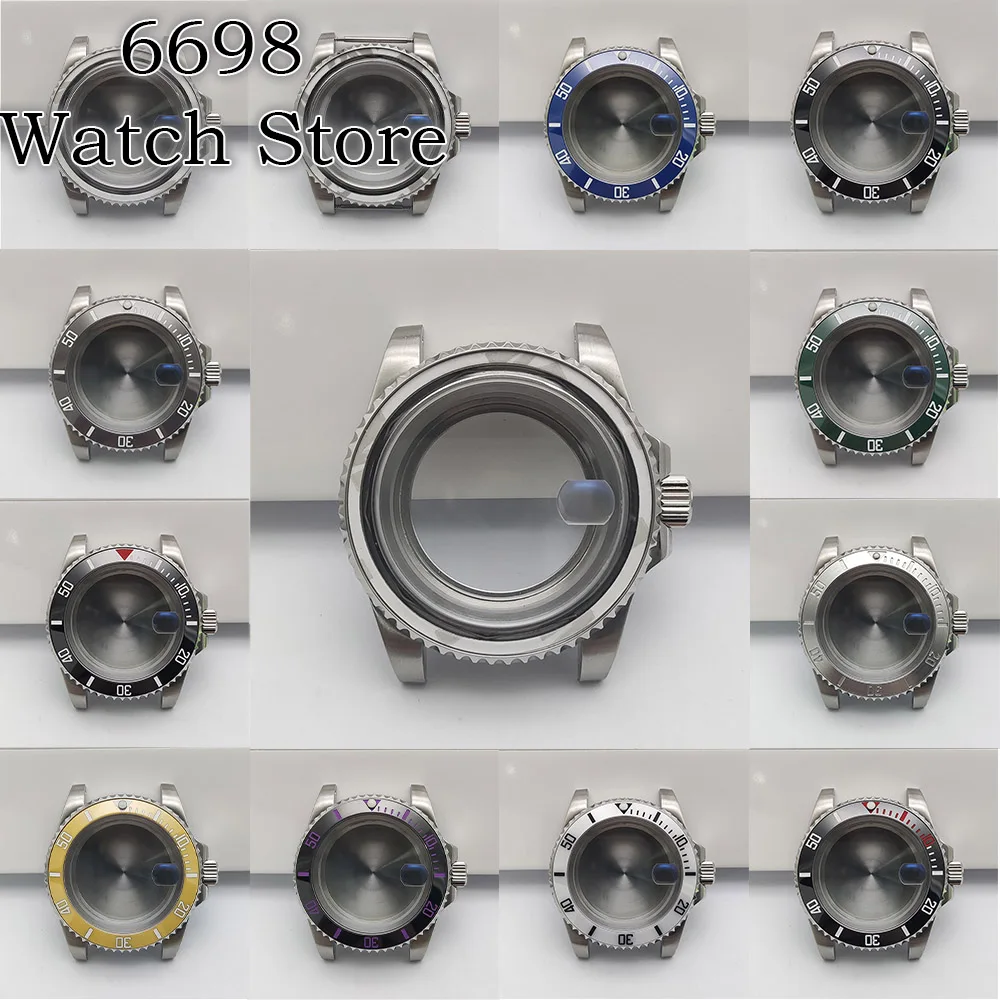 

High-quality 40 mm sapphire case SUB case for 28.5 mm dial, water-resistant to 50 m NH35/36 case for Rolex Submariner case