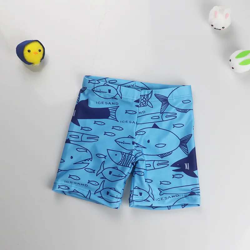 2023 Summer Children Beach Shorts Boys Cartoon Pattern Swimsuit Board Shorts 1-9Years Kids Bathing Suit Swimwear Swimming Trunks