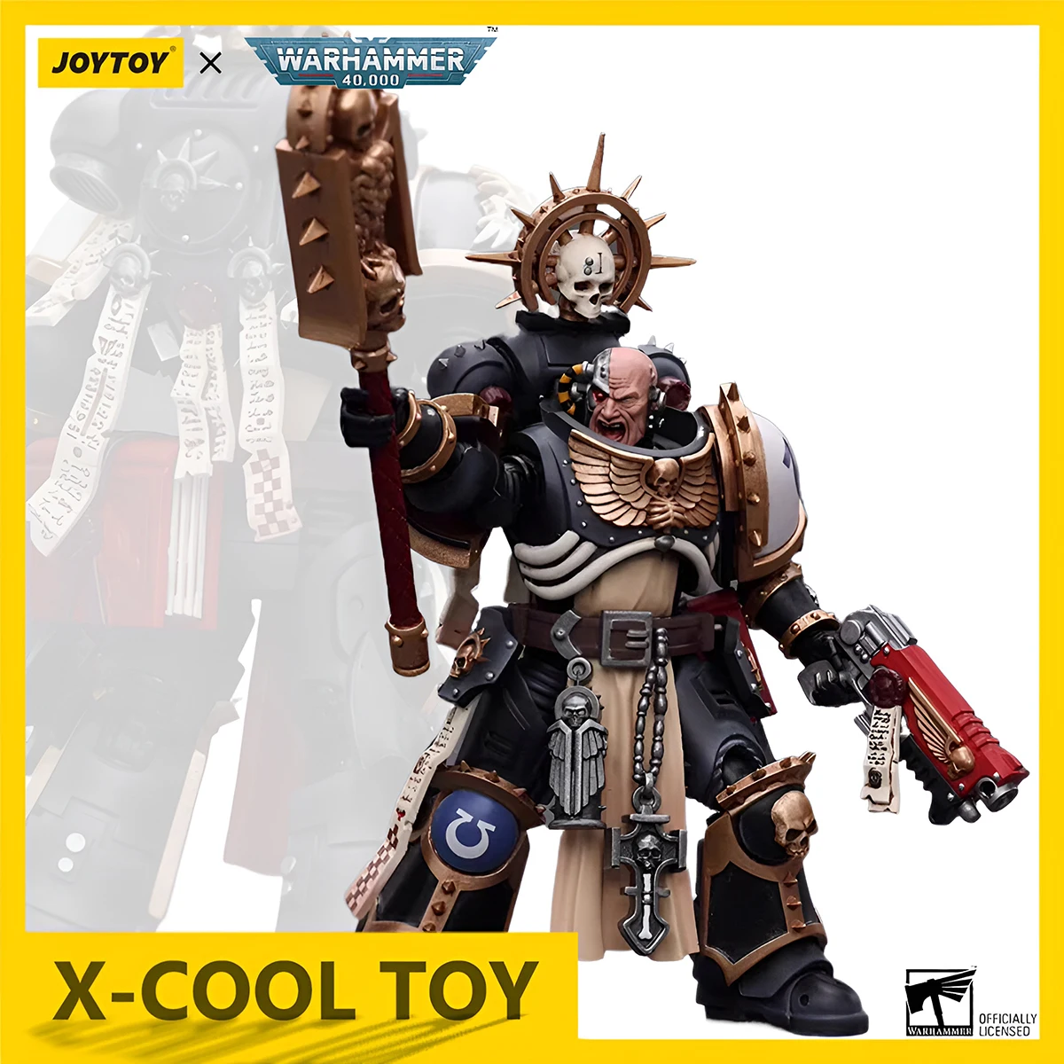 JOYTOY Warhammer 40K Ultramarines Action Figure Chaplain(Indomitus) Anime Figurine Joints Movable Figure Collection Model Toys