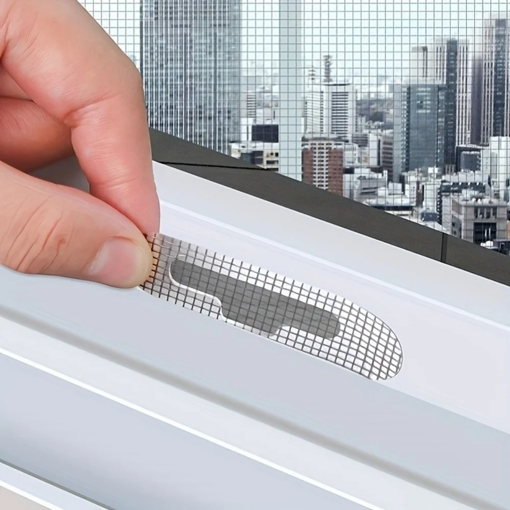 50Pcs Repair Broken Hole Screen Net Window Screen Repair Sticker Window Net Anti-mosquito Mesh Door Mosquito Net Patch