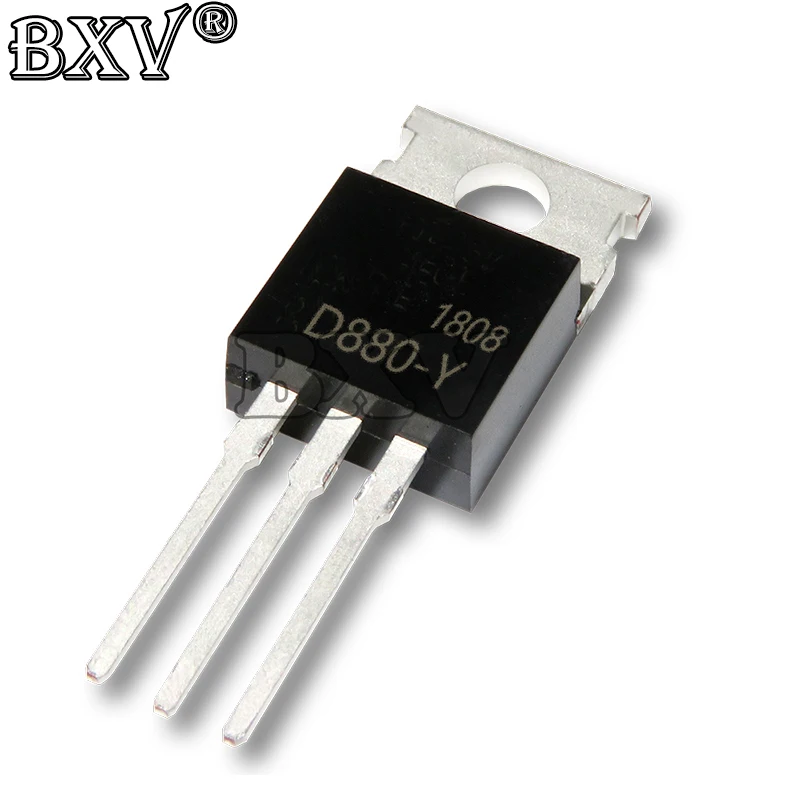 Transistor de potencia de silicona NPN, nuevo Y Original, D880 a 220, D880 (Y), 2SD313, D313 a-220, 10 unidades por lote