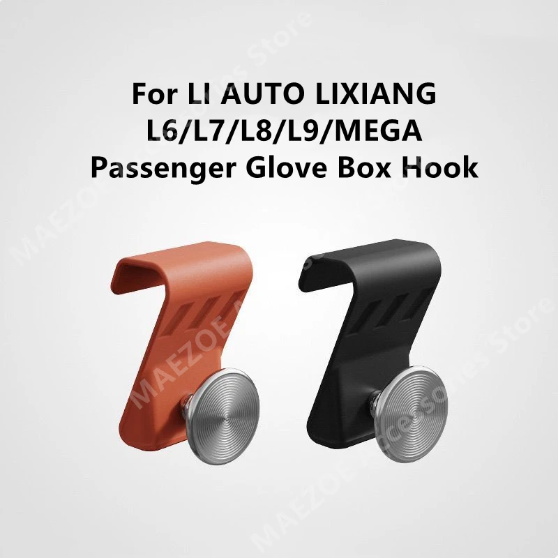 For LI AUTO LIXIANG L6/L7/L8/L9/MEGA Passenger Glove Box Hook,Car Storage Interior Decoration Accessories Refit