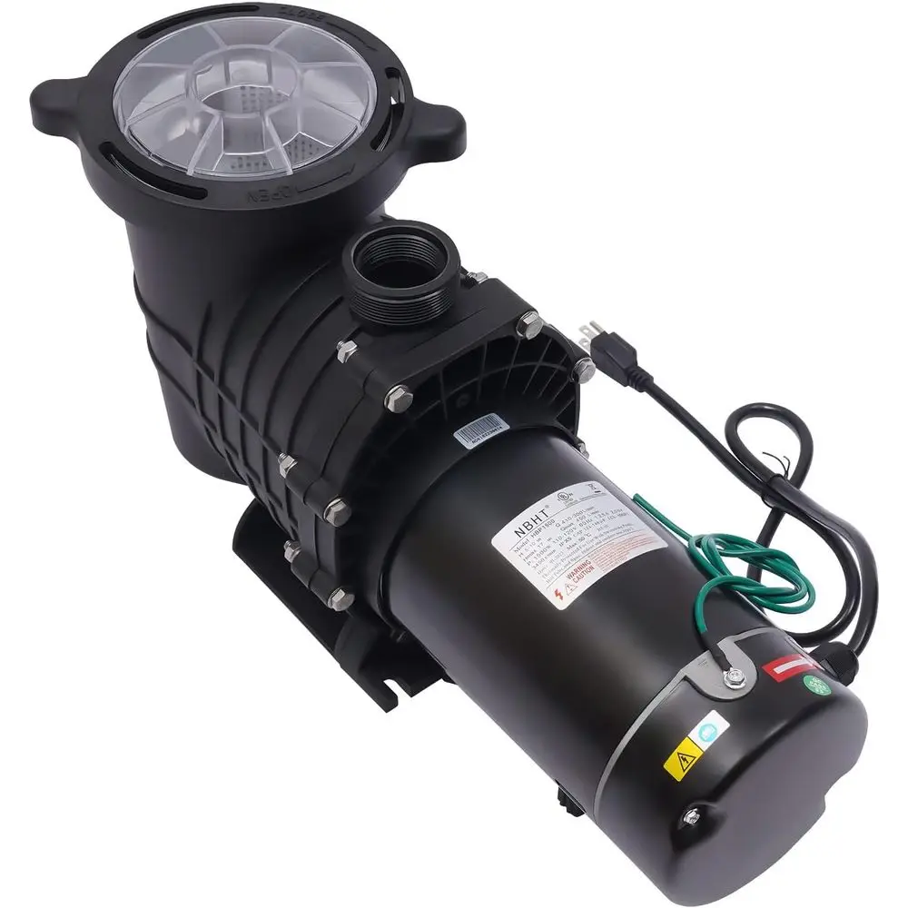 

Энергосберегающий насос для бассейнов 2HP с фильтрующей корзиной для встраиваемых и наземных бассейнов, 110-120В 60Гц