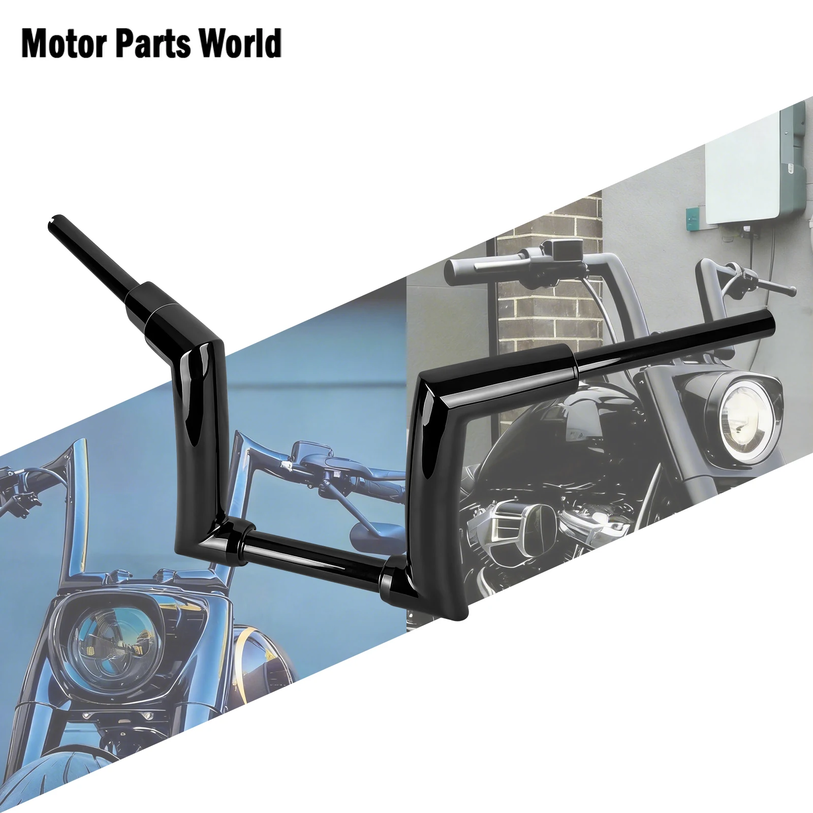 

Motorcycle 10" Handlebar Handle Bar For Softail 1995-2024 Fat Boy Breakout Dyna 1992-2017 Touring Electra Glide Street Glide