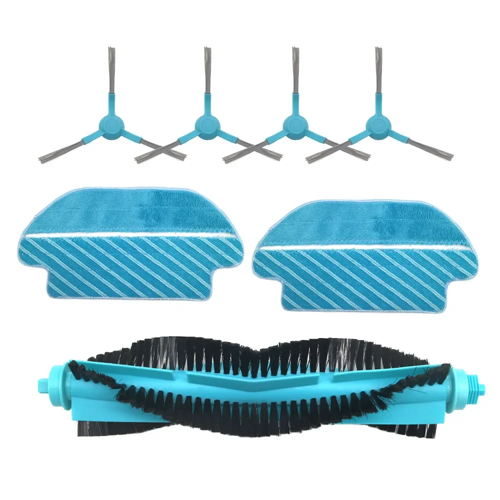 Proscenic m7 de cepillo lateral de cepillo de rodillo de filtro HEPA, almohadillas de paño para Cecotec Conga 3290 3490 3690