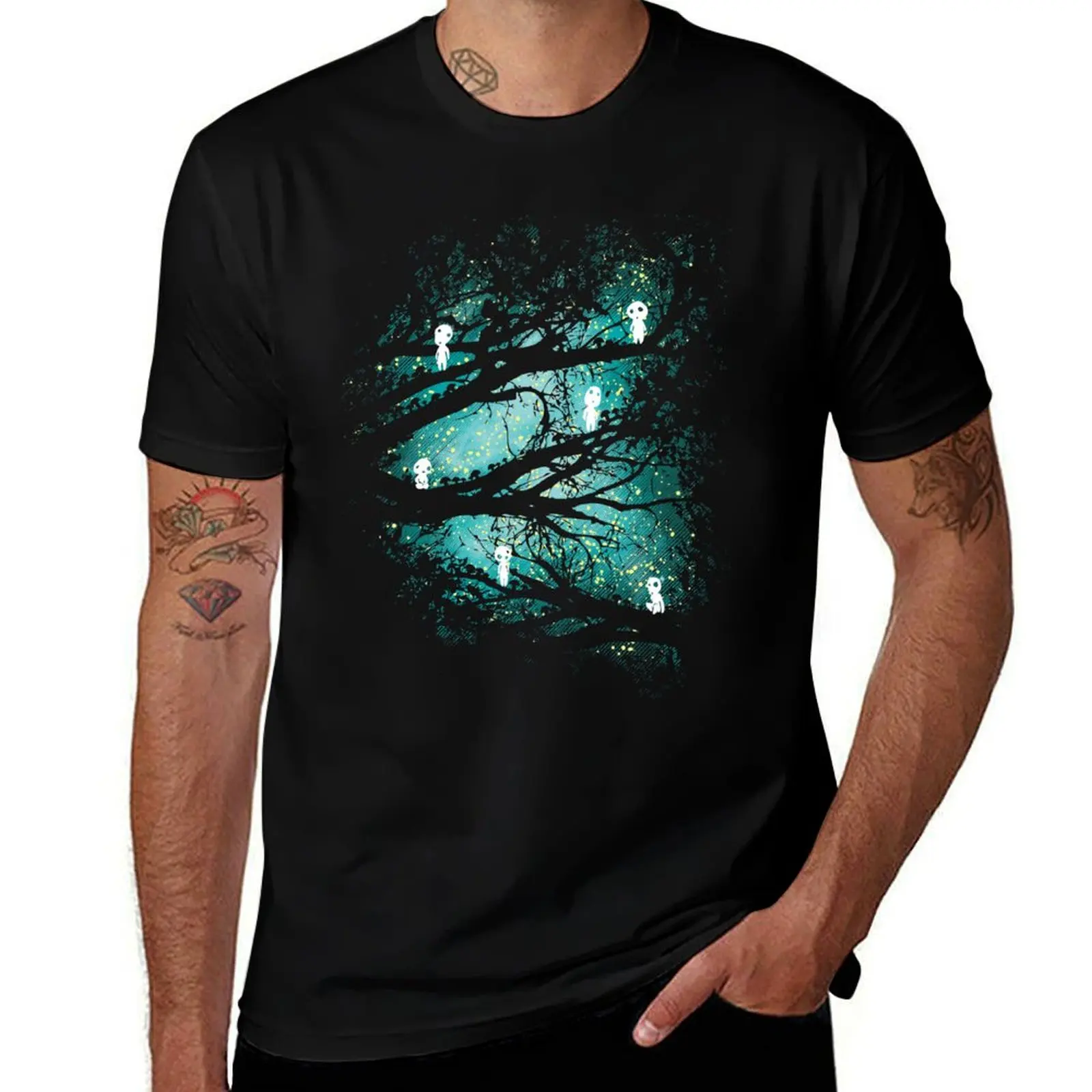 

Tree Spirits T-Shirt man t shirt cotton high quality man t shirts graphic