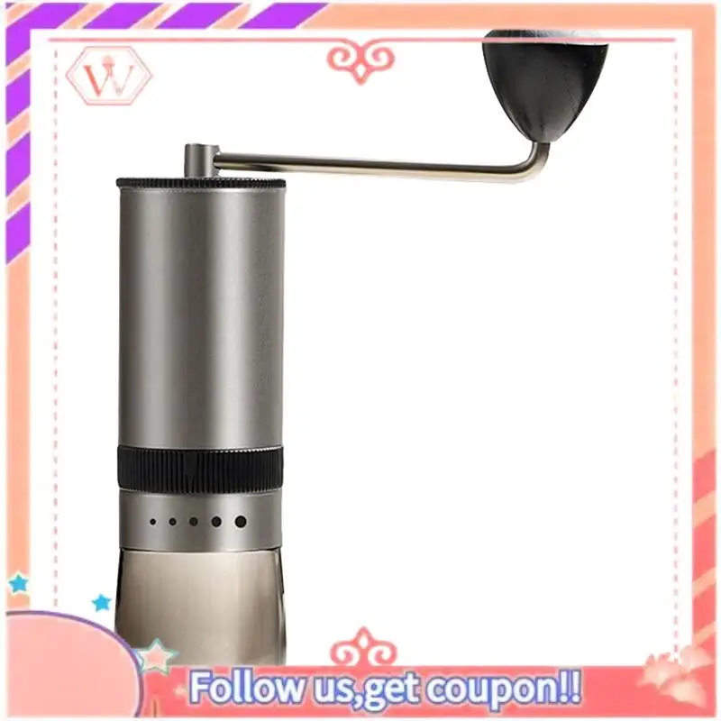 

AT84-Hand Coffee Mill Grinder Portable Manual Coffee Grinder Manual Grinder Removable Hand Burr Grinder Coffee Machine