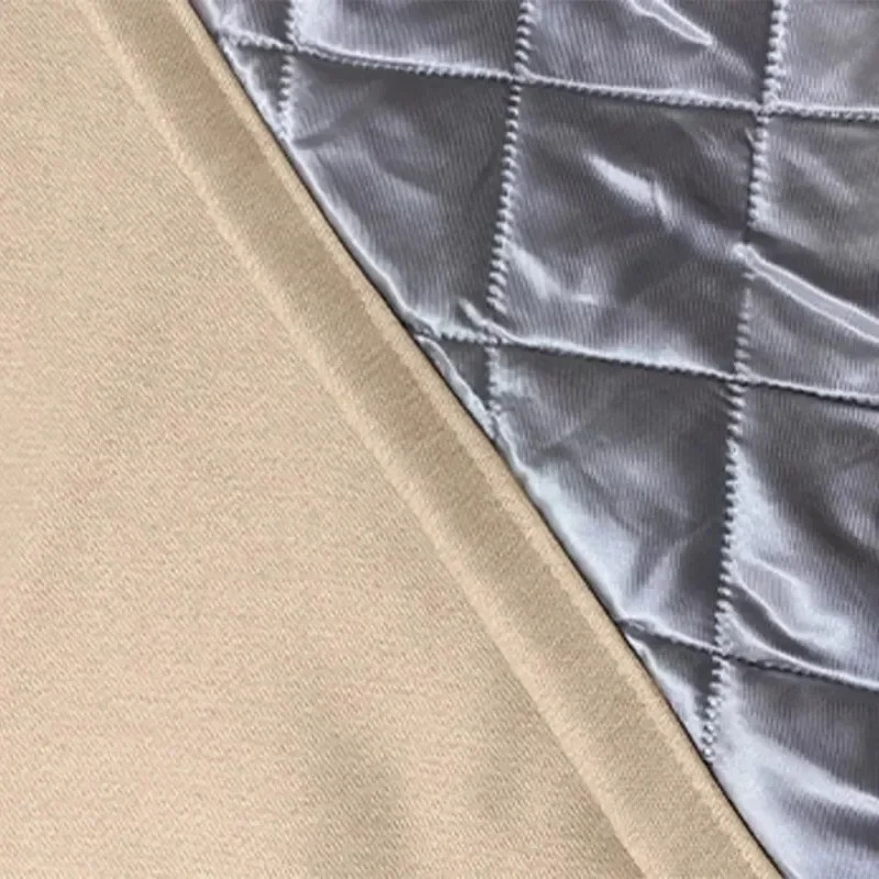 Winter Warmth Cold Protection Thickened Cotton Linen Soundproof Windshieldcurtains for Living Room Dining Full Blackout Bedroom