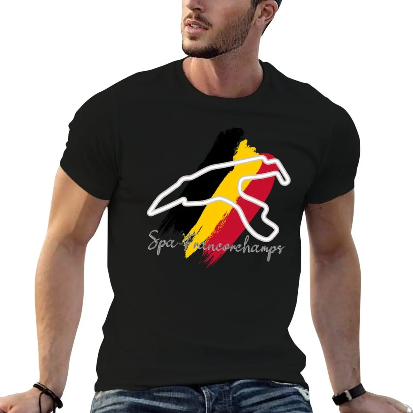 

Spa-Francorchamps Circuit T-Shirt man t shirts for men essential t shirt man t shirts cotton T-Shirt