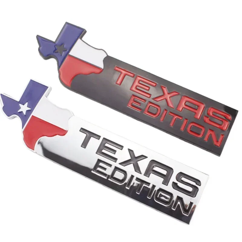 ABS TEXAS EDITION Star Rear Boot Trunk Car Emblem Badge Stickers Styling Accessories For Jeep Compass Wrangler Liberty Commander