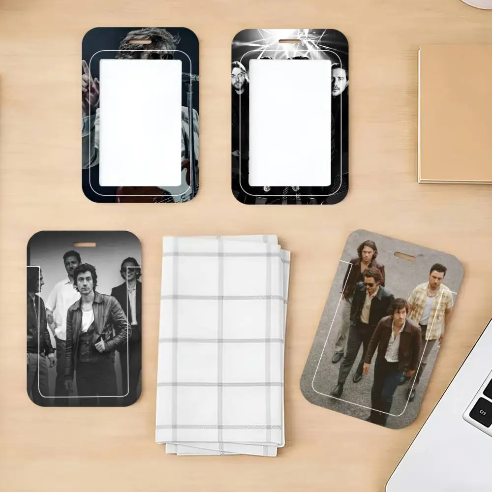 Vintage Arctic Monkeys Rock Band Music ID Card Holder Neck Strap Pendant Door Badge Holder Lanyards Keychain Work Credential