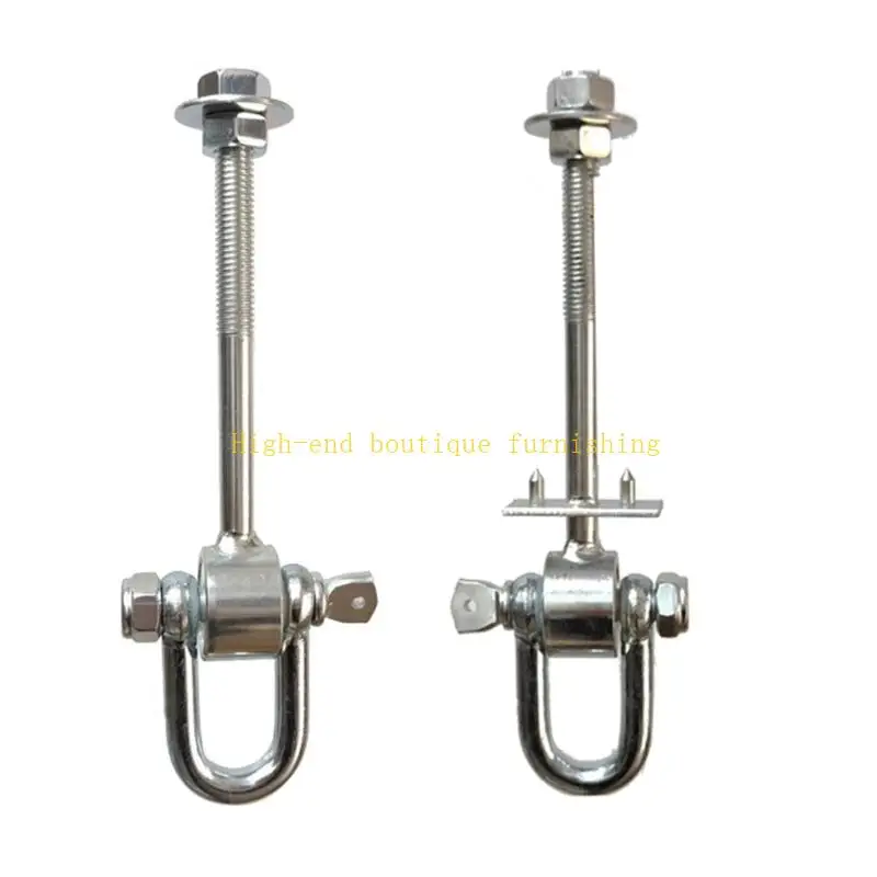 

L9NB Quick Install Swing Chain Connectors Hooks Mounting Set Stainless Playgrounds Equipment Hooks For Patios Backyard Setups