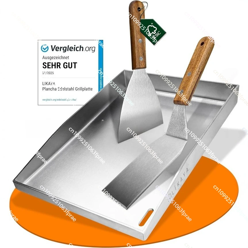

Stainless steel baking pan 40 x 30 * 4 cm Warp-free 3mm Stainless steel Leak-free closed corners