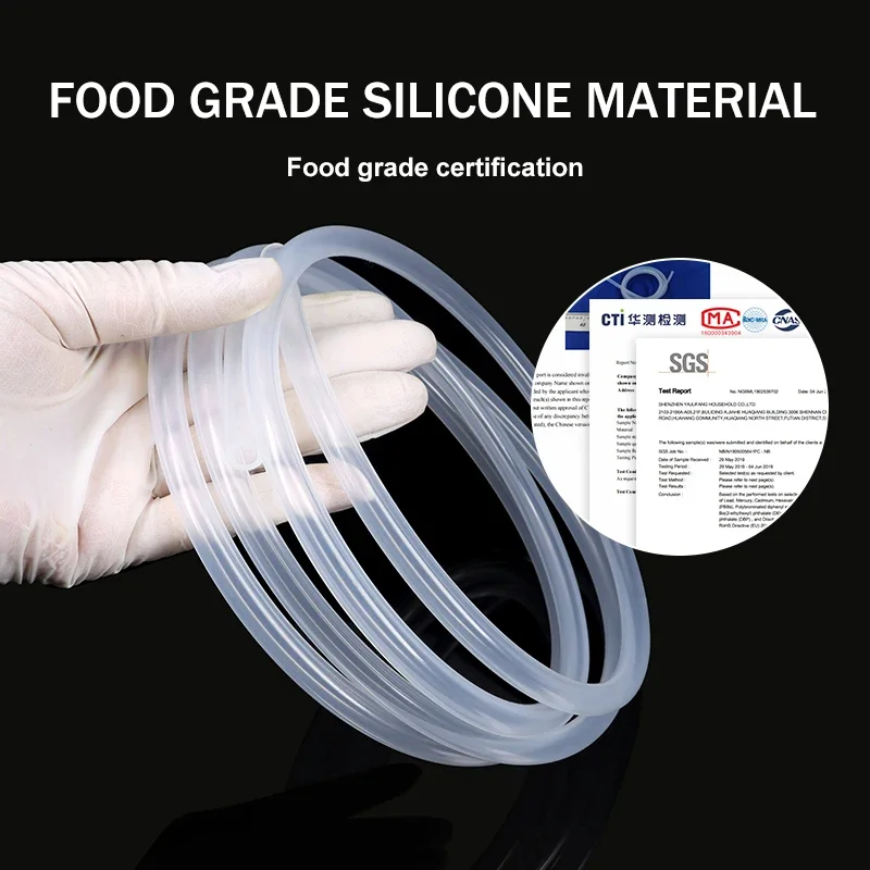 1 Set Water Dispenser Accessories 6 x 9mm Silicone Tube Water Pipe Soft Automatic Suction Hose Universal Food Grade Inlet Hose