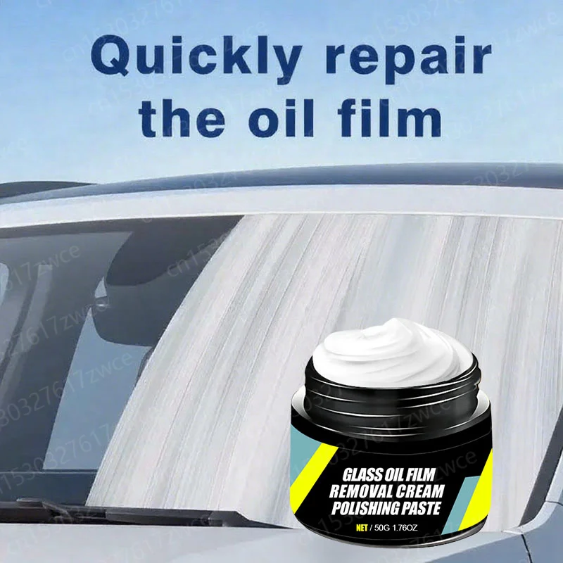 Kit de Revestimiento para Pulir Vidrios de Automóviles, Cepillo para Limpiar la Película de Grasa del Parabrisas, Repelente al Agua, Antilluvia, Hidrofóbico