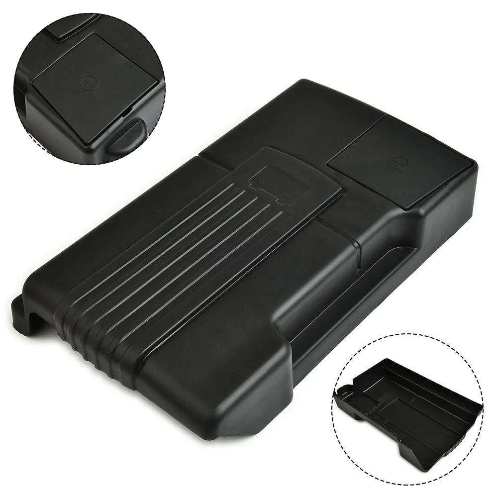 For Passat B8 2015-On Car Engine Battery Cover For SEAT Ateca 2016-On For Tiguan 2017-On Protection Shell 1pc ABS