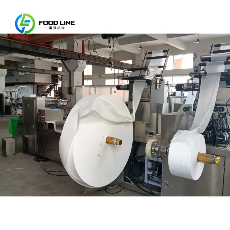 Automatic Wet Wipes Production Line Industrial Wet Tissue Making Machine 1200mm Width Disinfecting Wipes Manufacturing Plant