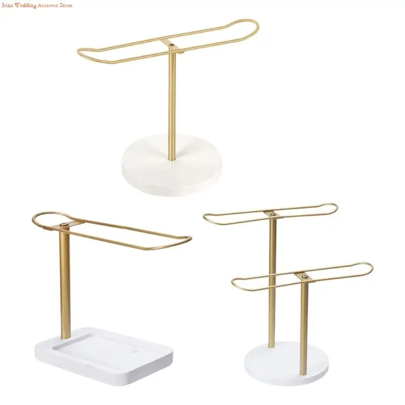

G92D Versatile Metal Hair Accessories Tower Decorative Bedroom Shelf Display Stand
