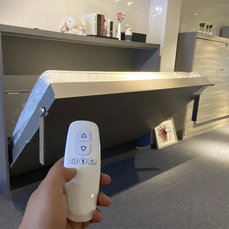 آلية سرير ميرفي الأفقية الكهربائية، إطار سرير جداري قابل للطي مع ملحقات أجهزة الأريكة #3