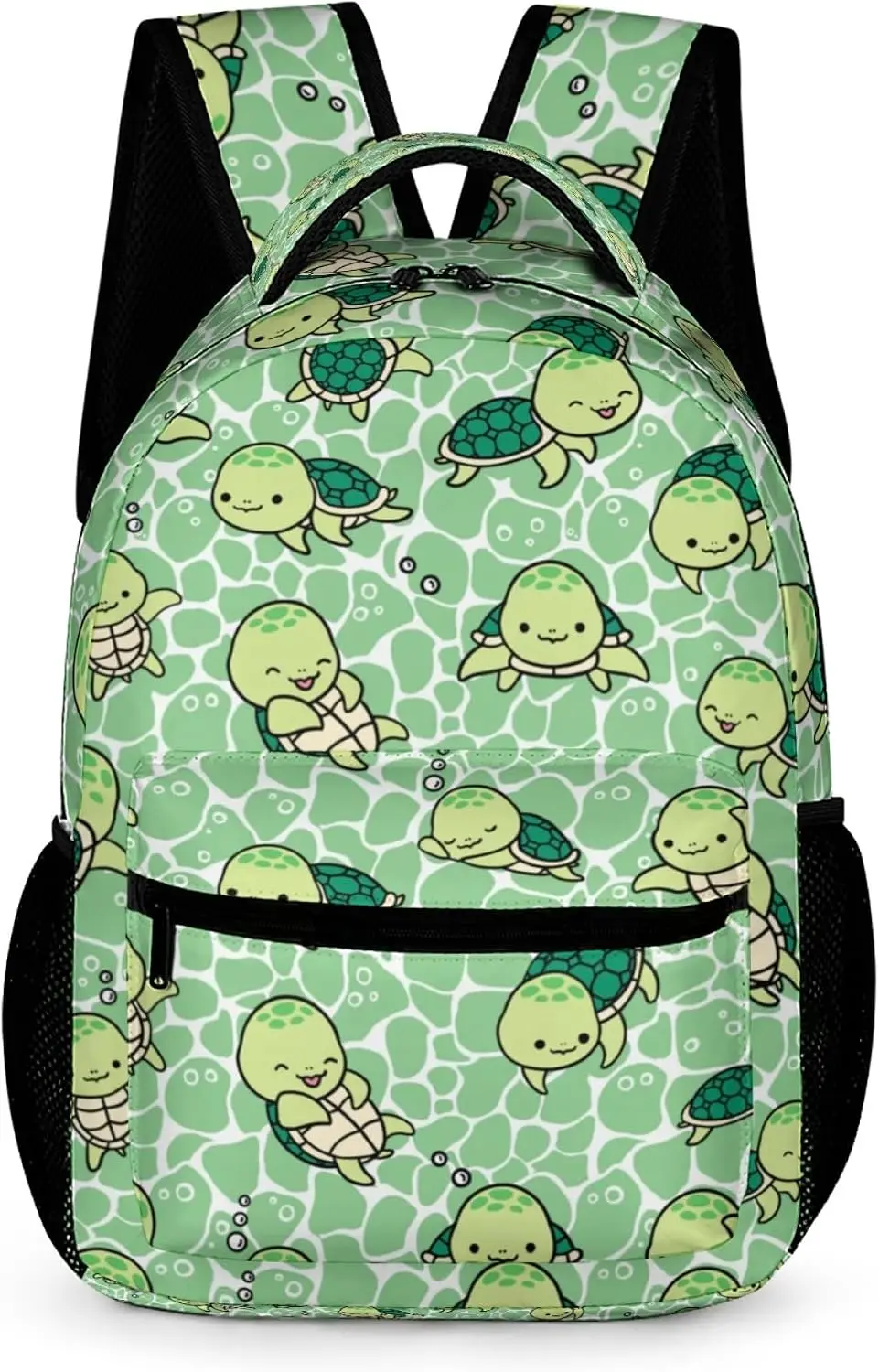 Sea Turtle Backpack for Kids Girls Boys Bookba All-over Print Design Tear Abrasion Resistant Premium Feel Vibrant Built