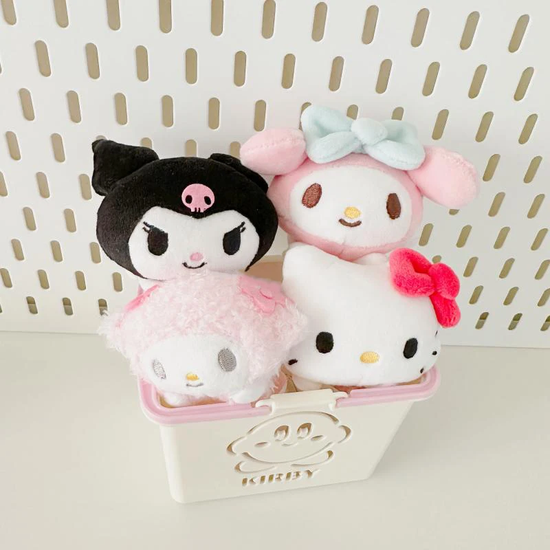 Sanrio Lie Down Plush Dolls My Sweet Piano Melody Kuromi Hangyodon Decorative Pendant Anime Toys for Girl Doll Birthday Gifts