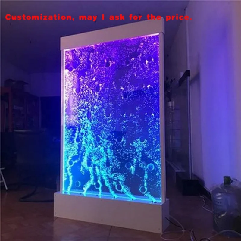 

на заказ. Индивидуальная внутренняя декоративная светодиодная акриловая танцевальная пузырьковая панель, перегородка, стена