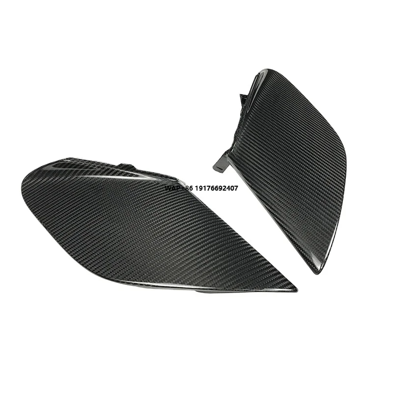فتحة تهوية جانبية خلفية من ألياف الكربون الجافة عالية الجودة لـ 488 GTB Spider 2015-2018 #1