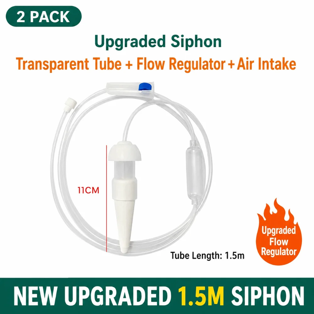 2pcs Adjustable Flow Automatic Watering System Water Saving Easy Installation Plant Irrigation System Self Watering