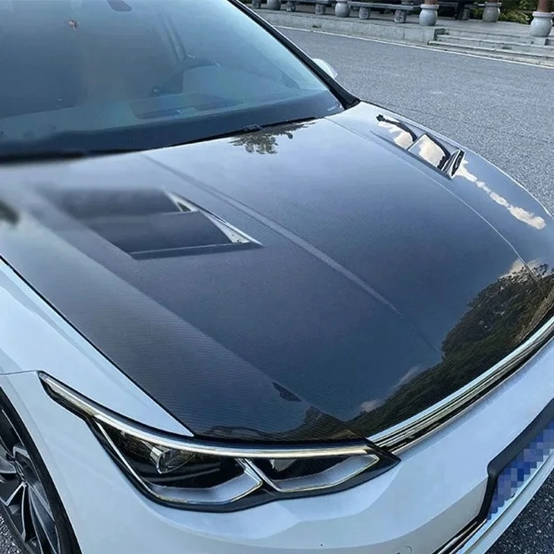 

High quality Carbon Fiber Engine Hood ASPE Style Air Intake For volkswagen Golf 8 R GTI R Line MK8 Golf 7 MK7