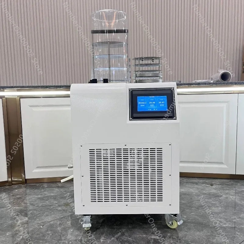 

Home Small Freeze Dryer Machine Vacuum Food Freeze Dryer for Fruit Vegetable Lab Equipment Pet Snack Herb Preserver