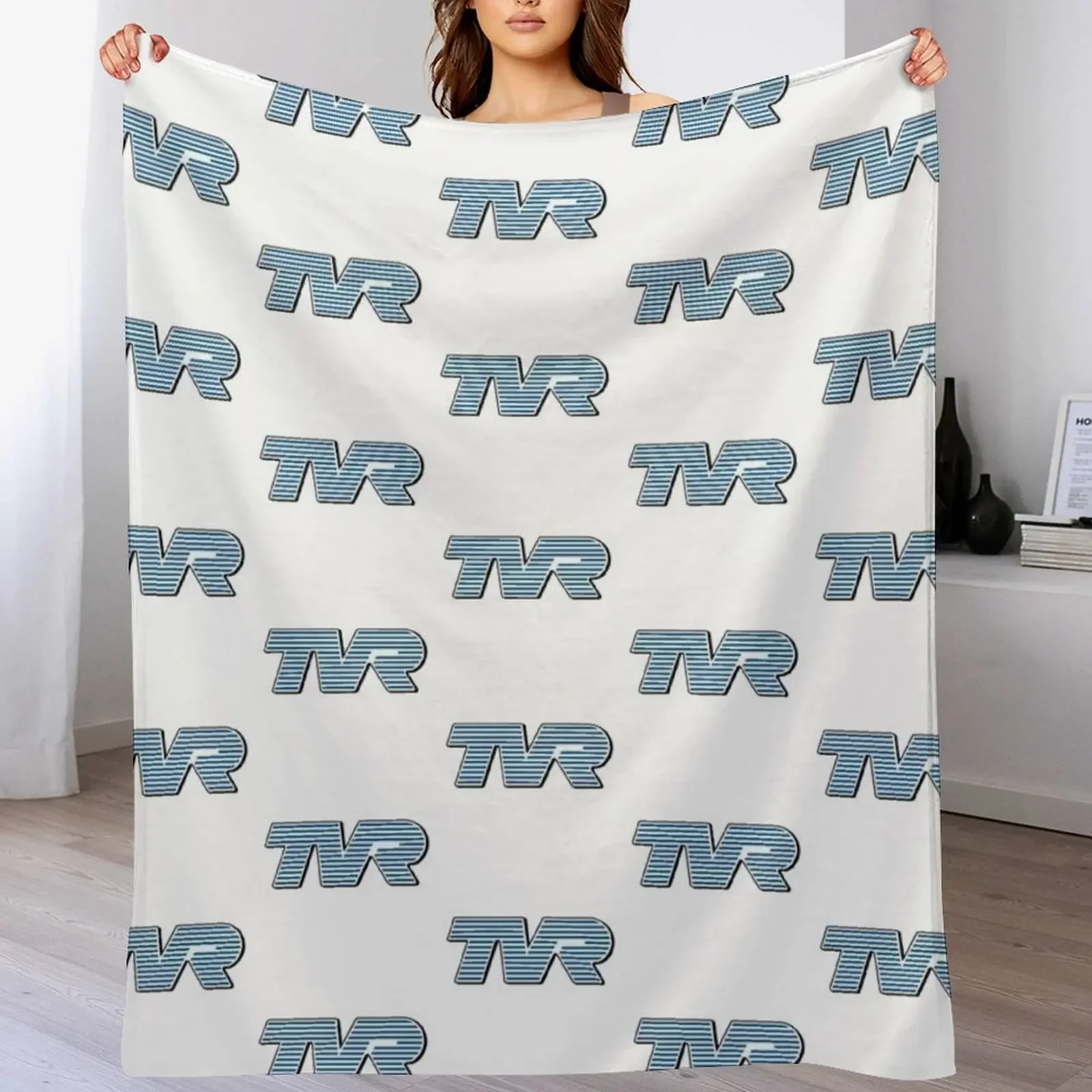 

TVR CARS Throw Blanket Plaid on the sofa Flannel Fabric Blankets