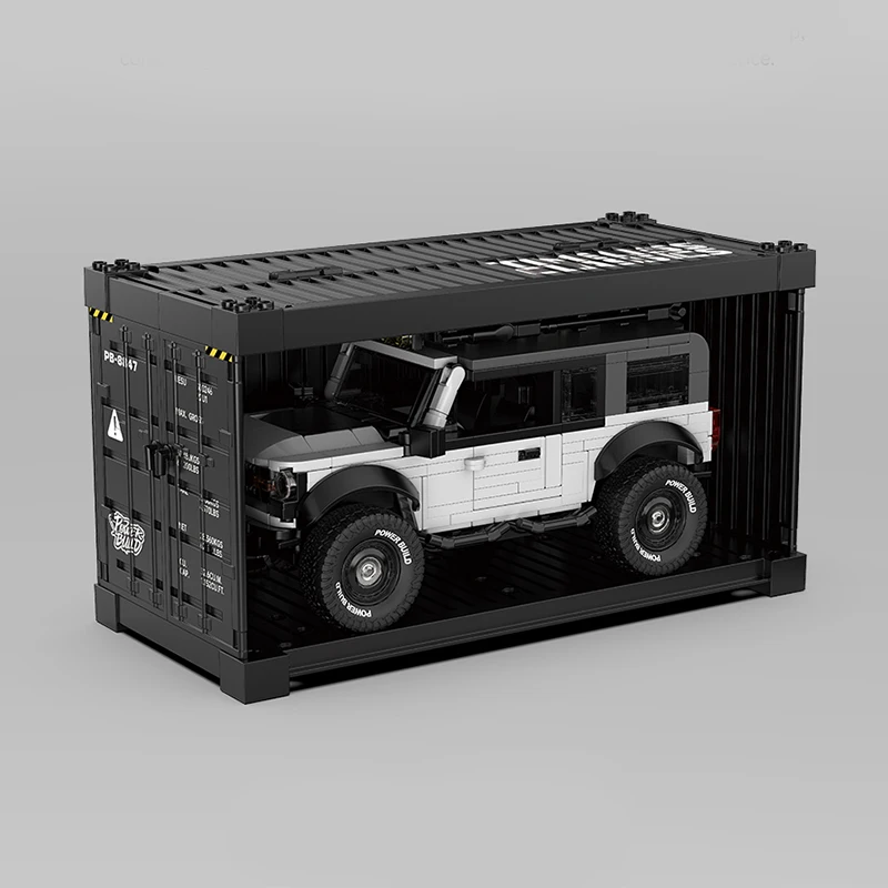 1:32 MOC vehículo todoterreno técnico de bloques de construcción modelo velocidad coche de carreras ladrillos montaje juguete niños regalo de Navidad PB8812