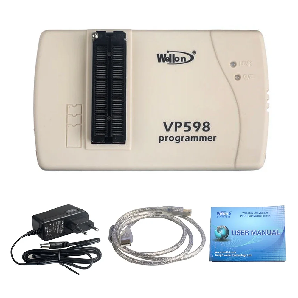 Best quality Wellon VP598 Universal VP 598 Programmer Auto ECU Chip Tunning VP-598 Programmer(upgrade version of VP390/VP-390)