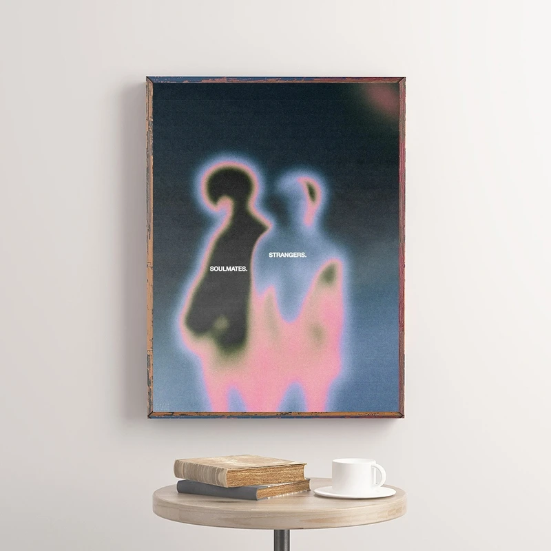 مجردة الكلاسيكية ضبابي الجمال المشارك طباعة أحلام الروح قماش اللوحة خمر جدار صورة فنية للديكور المنزل غرفة الحديثة