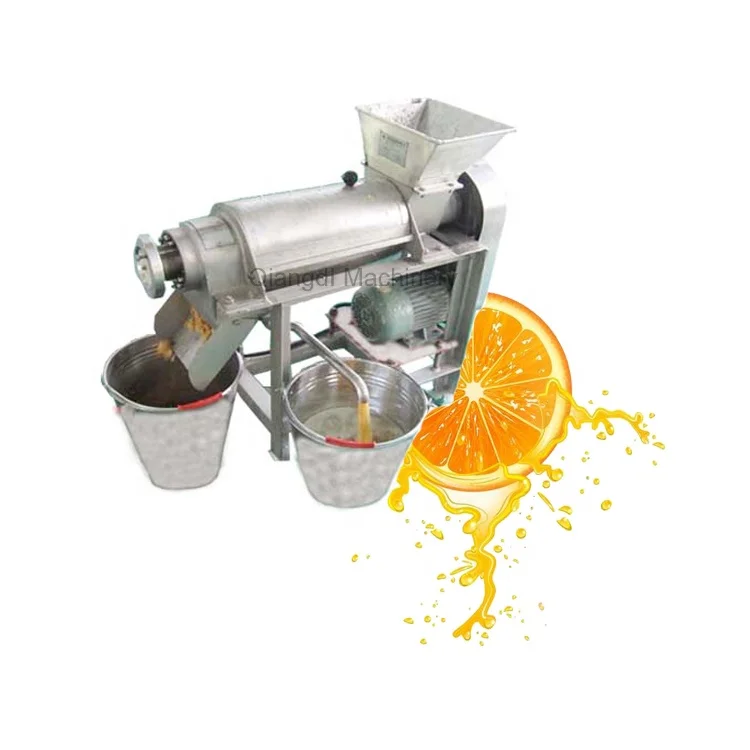 Commercial Screw Type Fruit Vegetable Orange Machine Carrot Juice Extractor