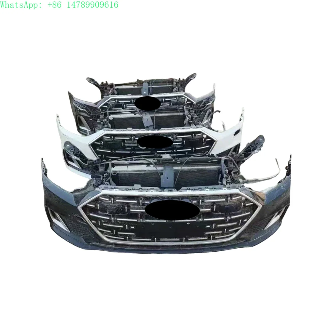 

Suitable for A7 (2019-2024) Front Fascia Set (Front Bumper Grille Hood Fenders Headlights) Bolt-On Bumper Kit