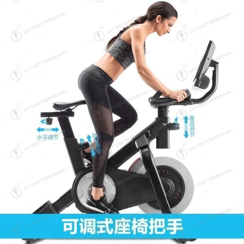 M11 Commercial Gym Exercise Bike Electromagnetic Control Fitness Bicycle Color Screen for Home Gym