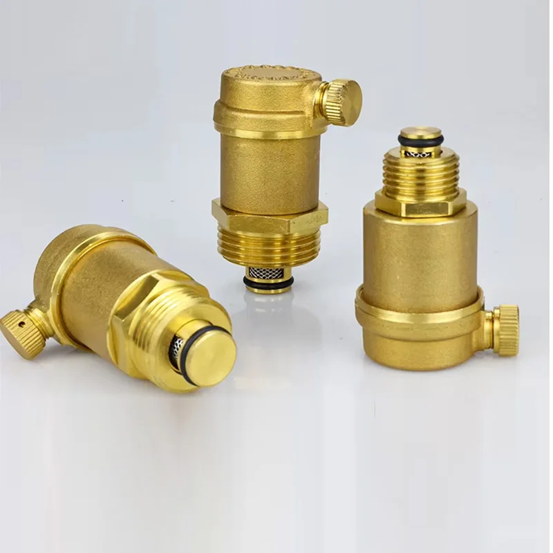 

1/2" 3/4" 1" Brass Automatic Air Vent Valve 1.6 MPa Pressure For Solar Water Heater Pressure Relief Value Tools