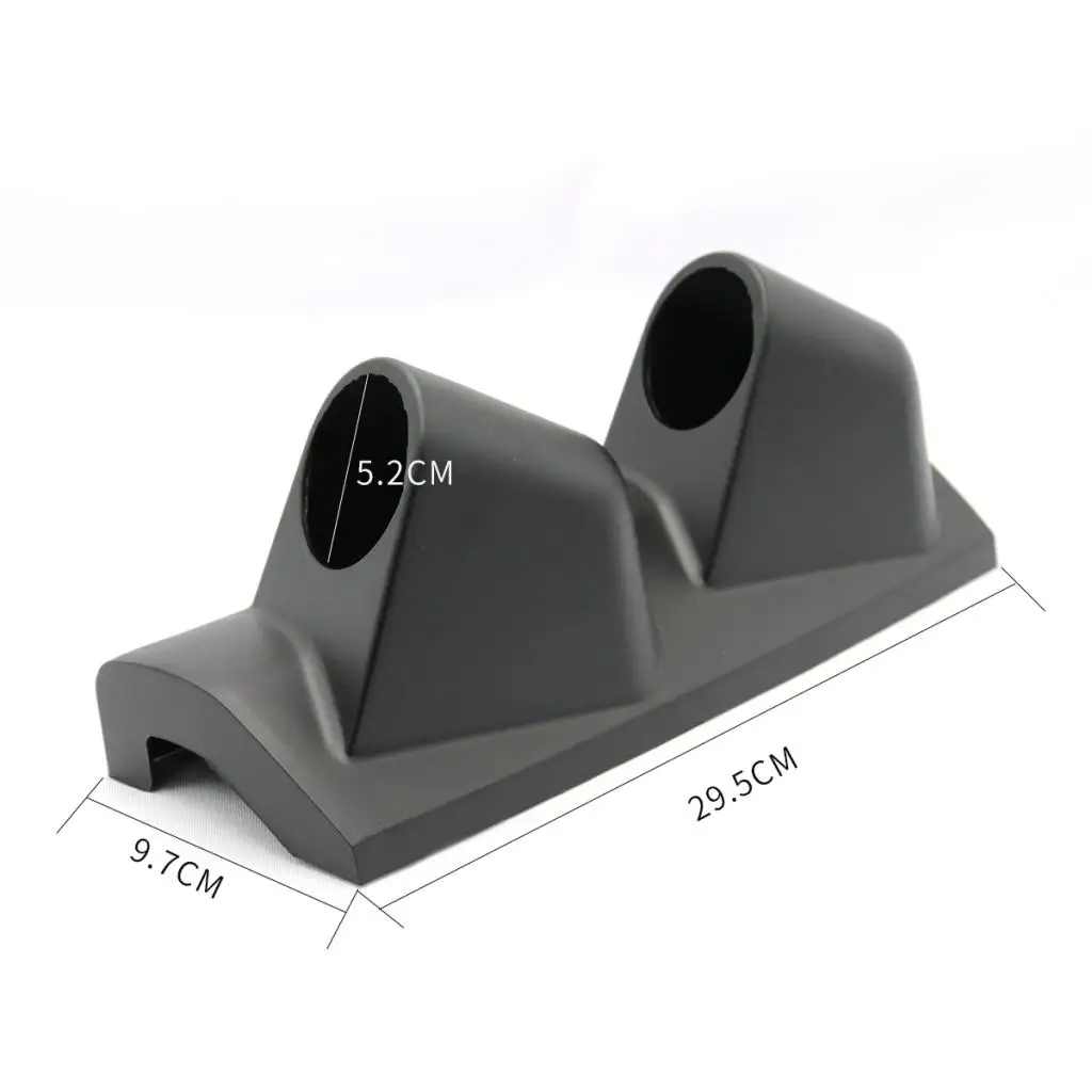 Double Hole Pillar 52mm Car Gauge Meter Mount Holder Strong Integration for Car Gauges Kit Auto Dashboard Accessories