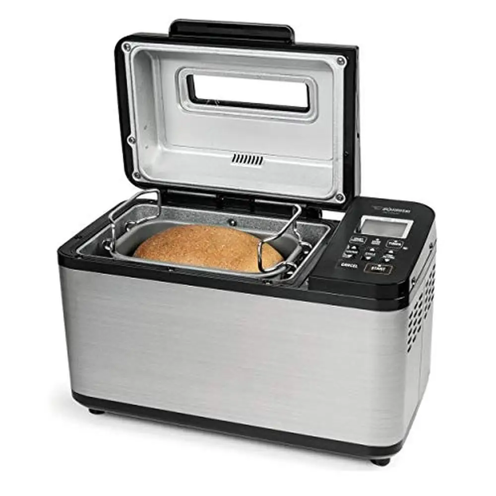 Home Bakery Virtuoso Plus Brotbackautomat 2,5 kg. Laib, gesund, Mehrkorn, ganzer Weizen, schnell, glutenfrei, vegan, Doppelknetklingen, LCD