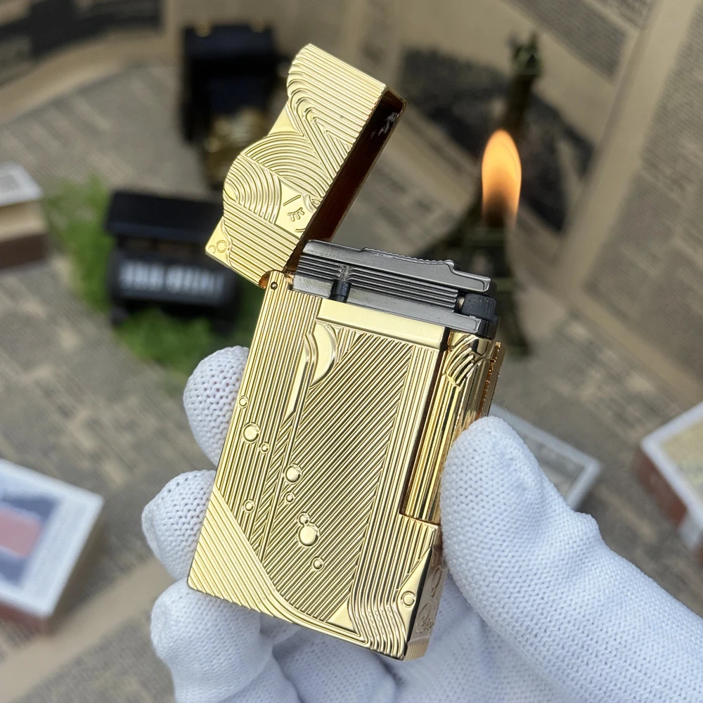 

Зажигалки Sanji 2026 ONE PIECE с гравировкой «Спящая Русалка», громкий звук, памятный аксессуар для сигар и сигарет, подарок отцу