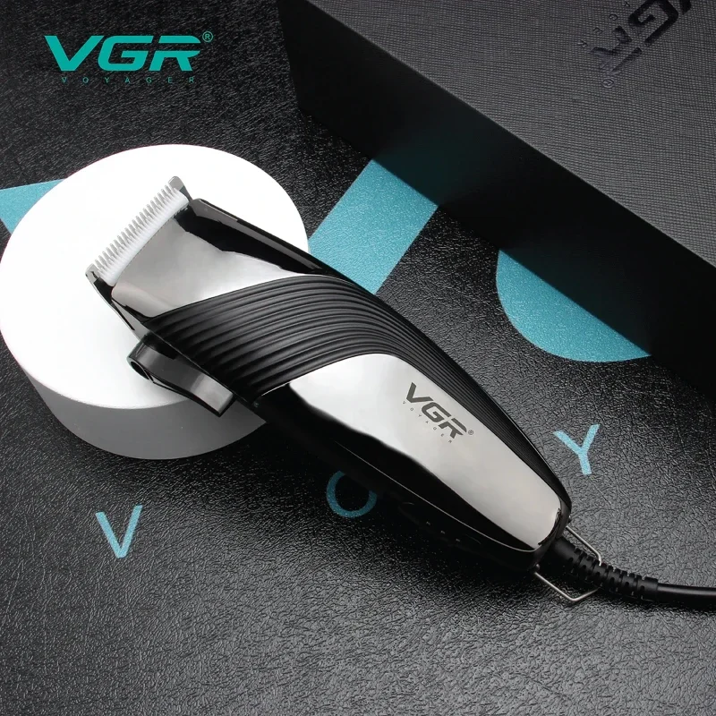 

VGR Hair Trimmer Adjustable Hair Cutting Machine Professional Hair Clipper Electric Haircut Machine Wired Trimmer for Men V-121