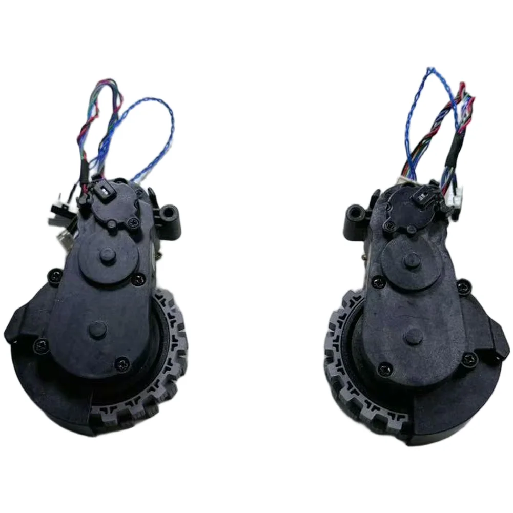 Drive Wheels Left Right Pair Replacement Parts For For Ecovacs For X8 Series Robot Vacuum Cleaner Accessories Black High Strengt